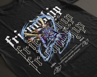 METALGARURUMON friendship Graphic shirt. MetalGarurumon's Friendship Missile Strike Shirt: Friendship's Warmth Unleashed!