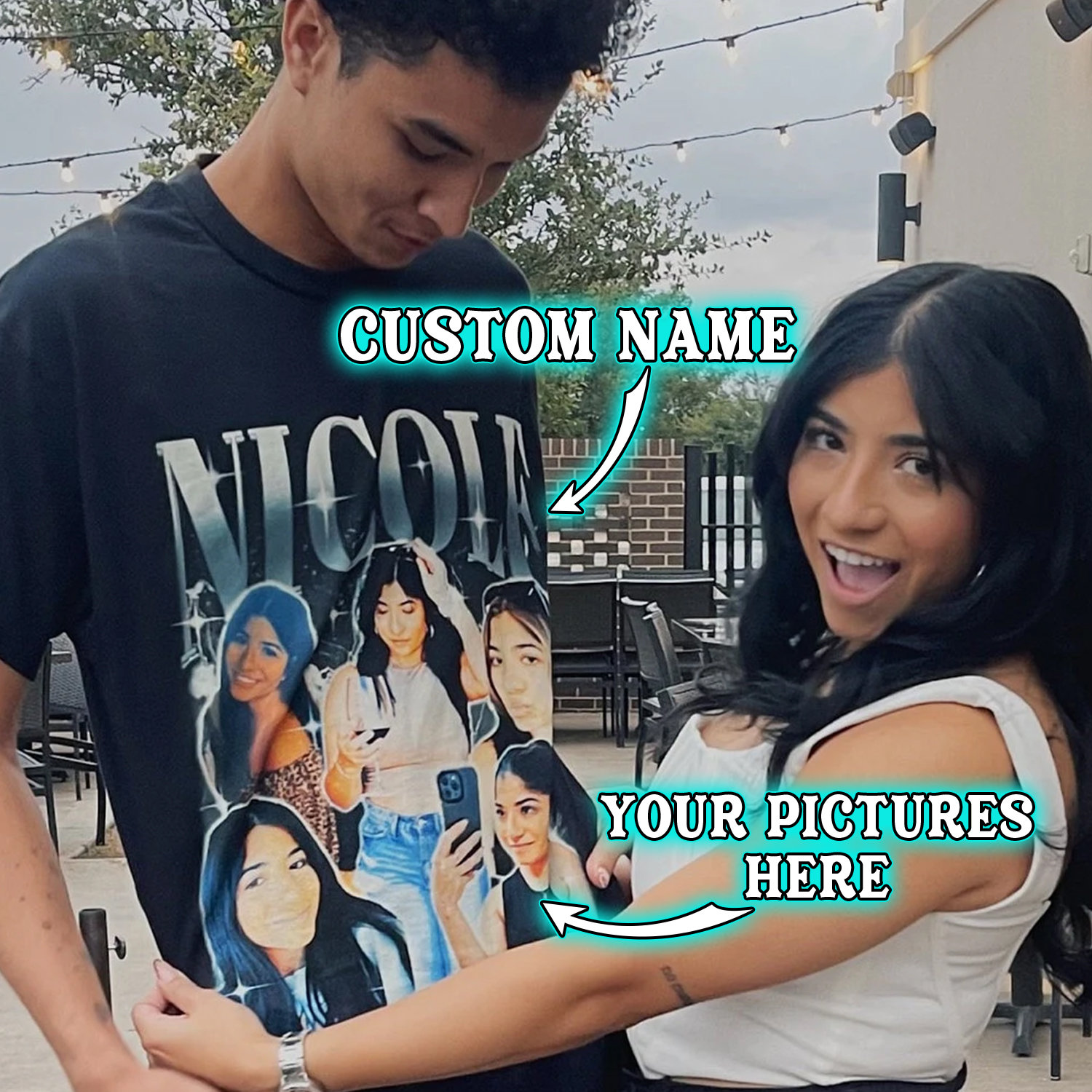 Discover Custom Bootleg Rap Tee, Vintage Custom Funny Rap Shirt, Custom Photo Vintage T Shirts, Insert Your Design, Custom Girlfriend Shirt