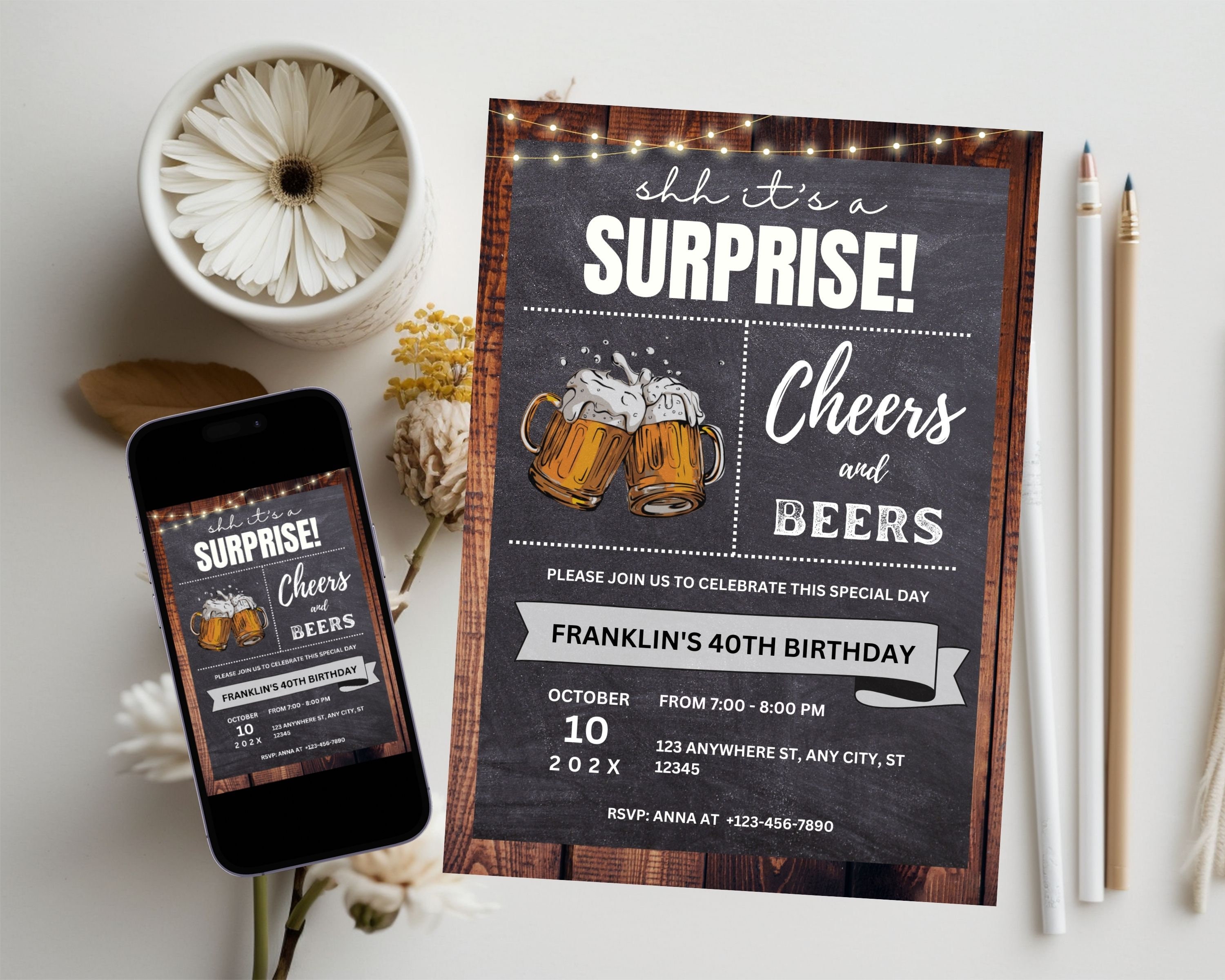 Personalised Trampoline Birthday Party Invitations - Invites Boy Or - View #4