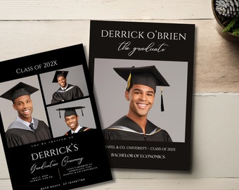 Photo Graduation Announcement Template, Class of 2026-Modern Grad Party Invitation (Digital Download) -11