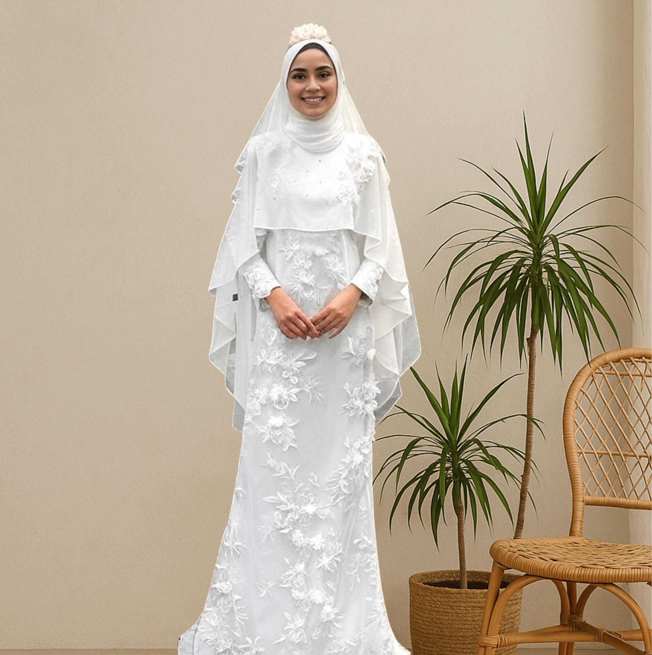 Muslim Wedding Dress Timeless Elegant Islamic Bridal Gown