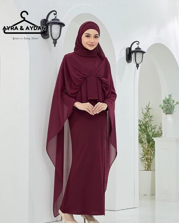 Butterfly Linen Abaya - Etsy