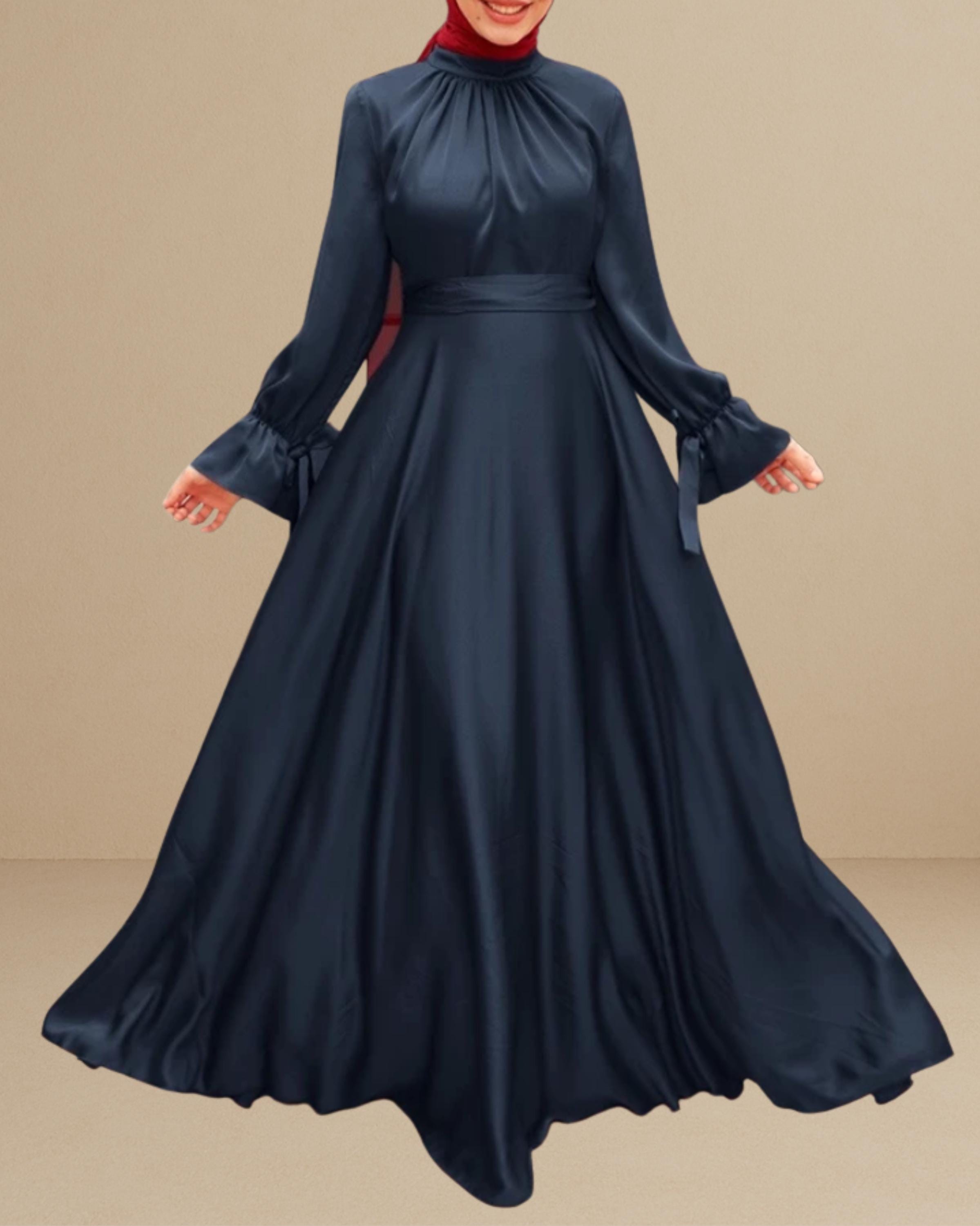 black long sleeve swing dress Unique Vintage Plus Size Black Long Sleeve Devon Swing Dress