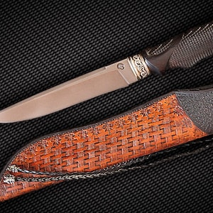 Angry Wolf Exсlusive handiwork knife MesserNr6 Full Set with Exclusive box