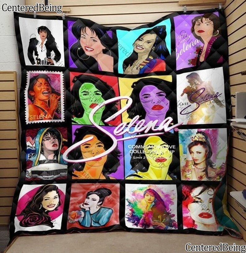 Selena Quintanilla Quilt Blanket Selena Quintanilla Blanket Etsy