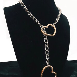 Heart Choke Chain Gold