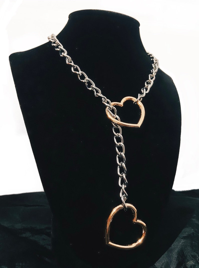 Heart Choke Chain Gold