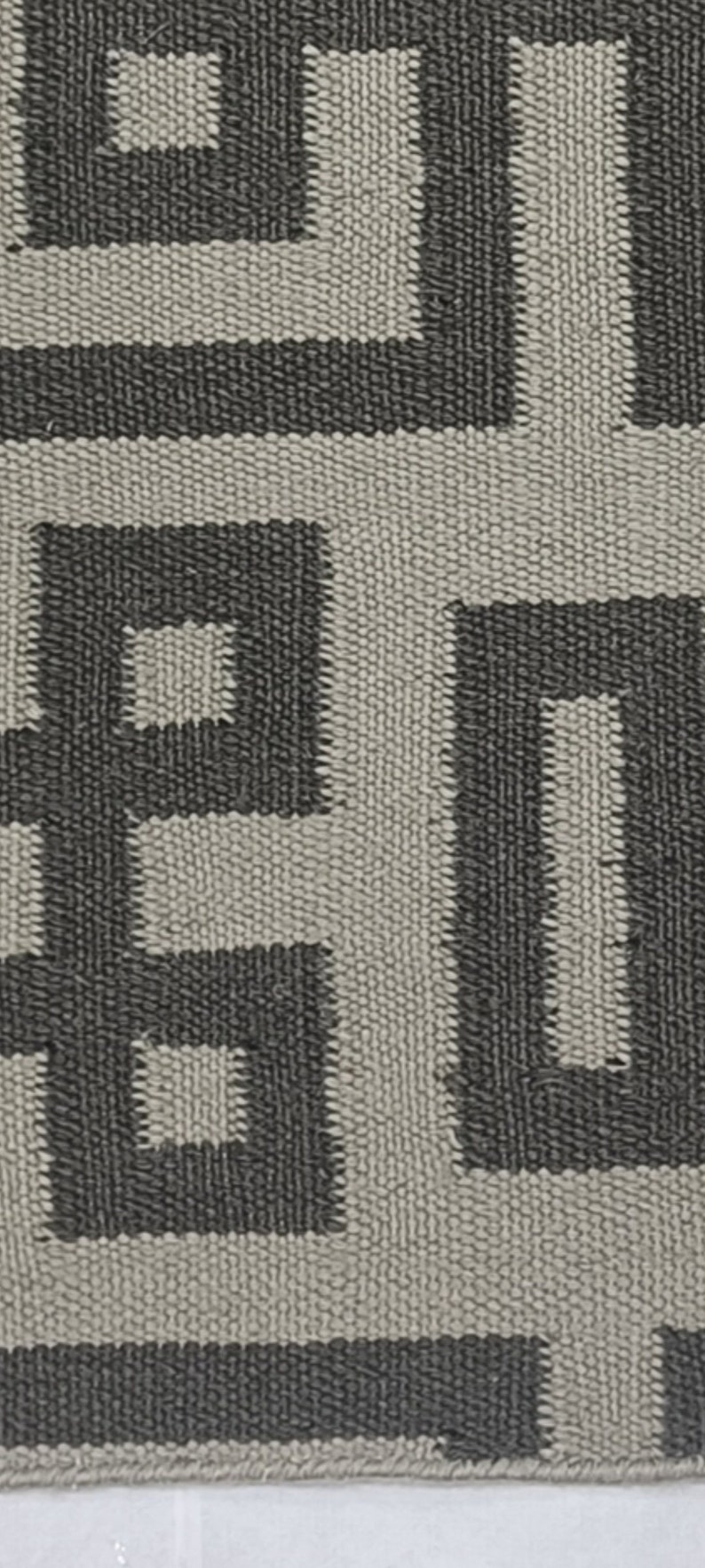 Luxurious Flat Weave Floor Rug hand Woven With Geometric Design New Zealand Wool 4X6 ,5X8,6X9