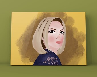 Custom cartoon portrait of yourself, customized portrait of yourself, cartoon portrait illustration, portrait art of your loved one!