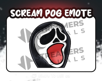 Emote de Pog Gritando: Twitch, Discord, YouTube (Descarga digital)