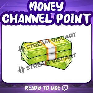 Money Bundle Twitch Channel Point Icon (Digital Download)