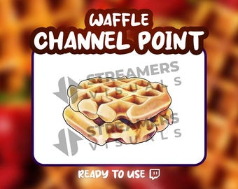 Icono de punto del canal de Twitch de Waffle: Recompensa de transmisión (descarga digital)