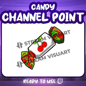 Cherry Candy Twitch Channel Point Icon (Digital Download)