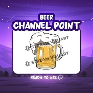 Beer Twitch Channel Point Icon: Refreshing Beverage (Digital Download)