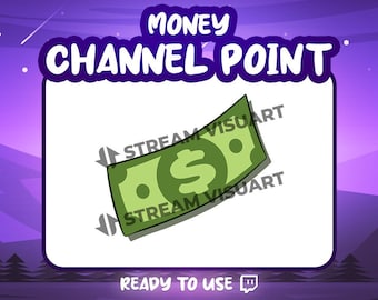 Geld Twitch Channel Point Icon: Dollar Währung (Digitaler Download)