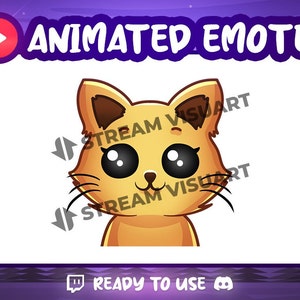 Cat Dance Animated Emote: Twitch, Discord, YouTube, Facebook Gaming