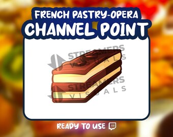 Pastelería Francesa - Icono de punto del canal de Twitch de Opera: Recompensa de transmisión (Descarga digital)