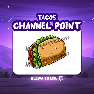 Tacos Twitch Emote: Mexican Food Emoji (Digital Download)