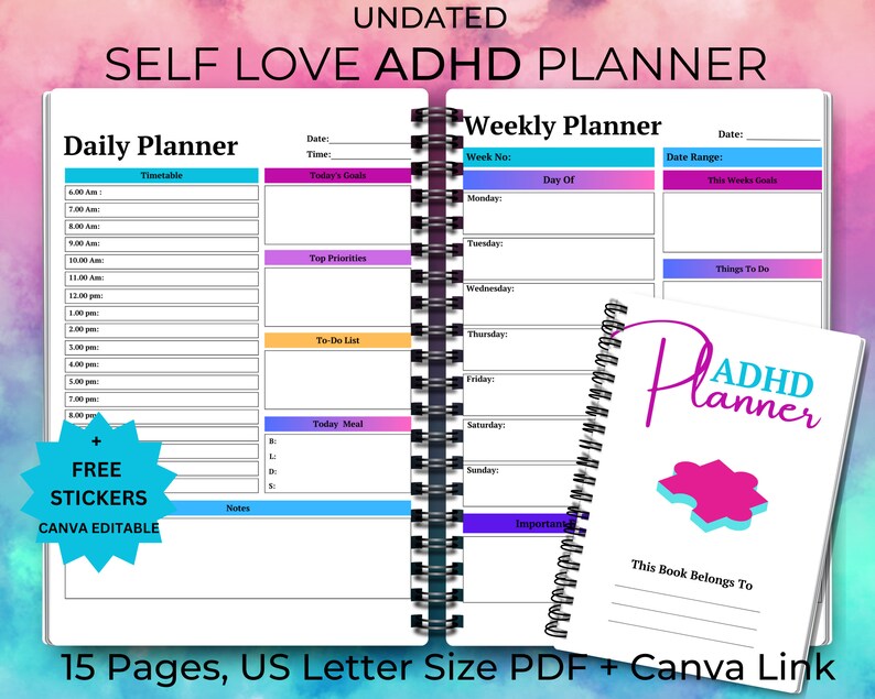 ADHD Planner Printable Adhd Planner - Il 794xN.5026911019 J0pp 