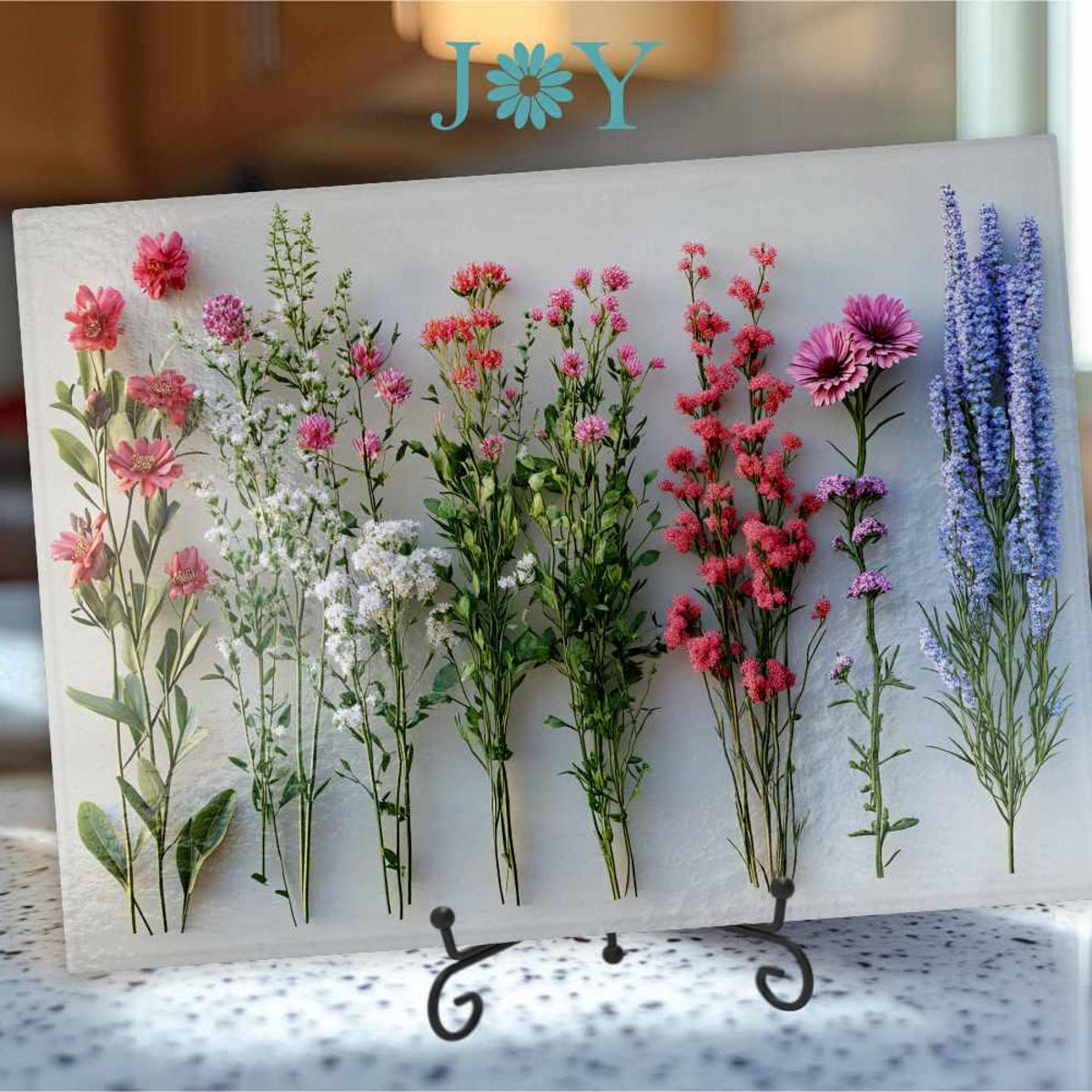 Glass Cutting Board - Wildflowers Tempered Glass Chopping Board - Cheese and Charcuterie Glass Cutting Board - Kitchen Decor Gift Idea - Etsy