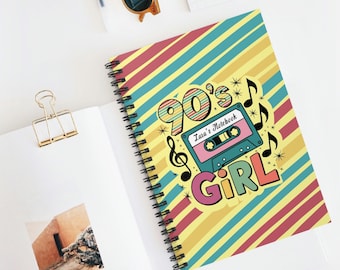 Personalized Name Initial Spiral Notebook: Custom Journal Gift