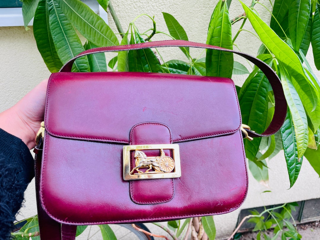 CELINE Crossbody Bag Vintage Paris Etsy