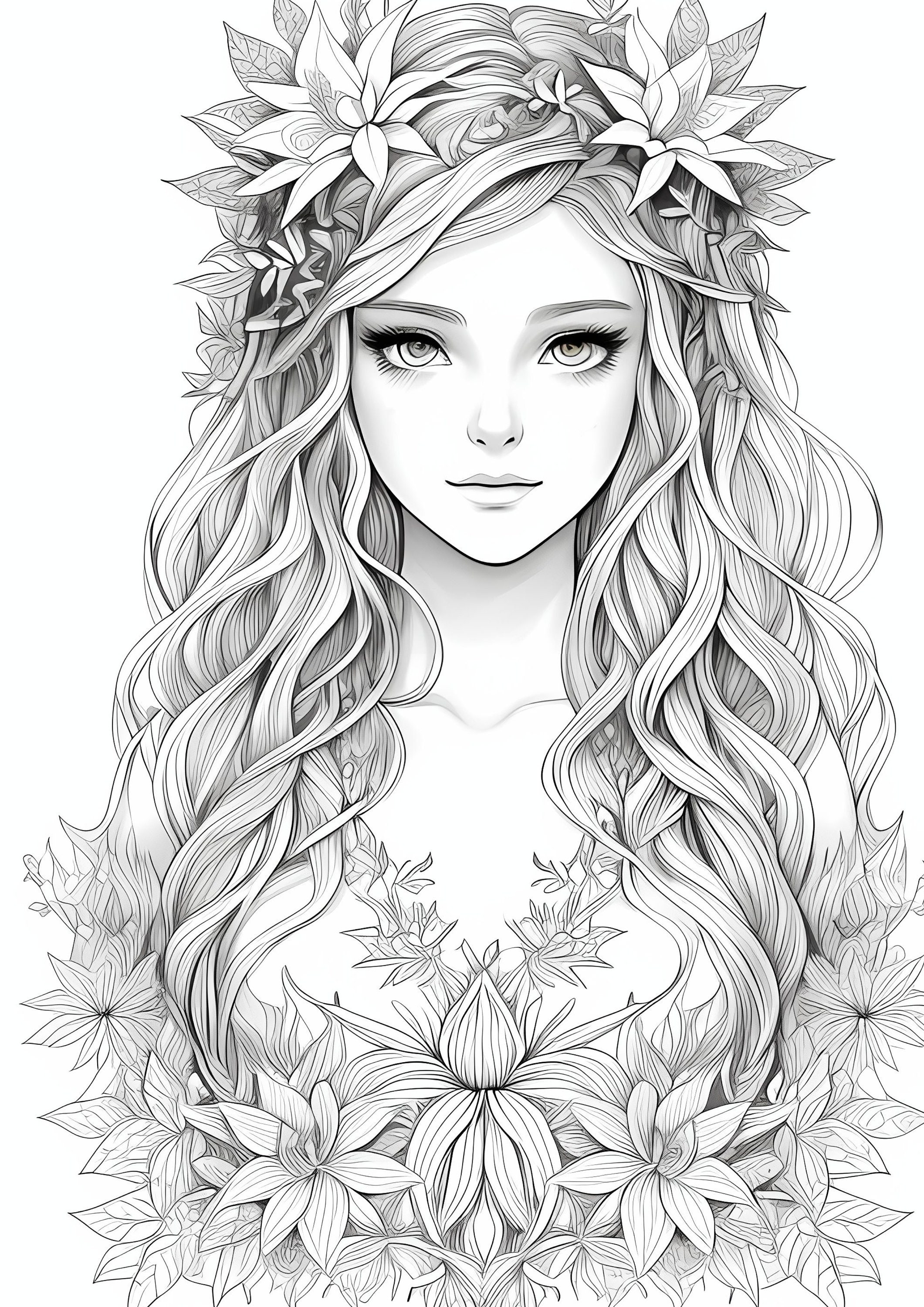 23 Forest Fairies Coloring Pages - Il Fullxfull.4966365373 Oyus 