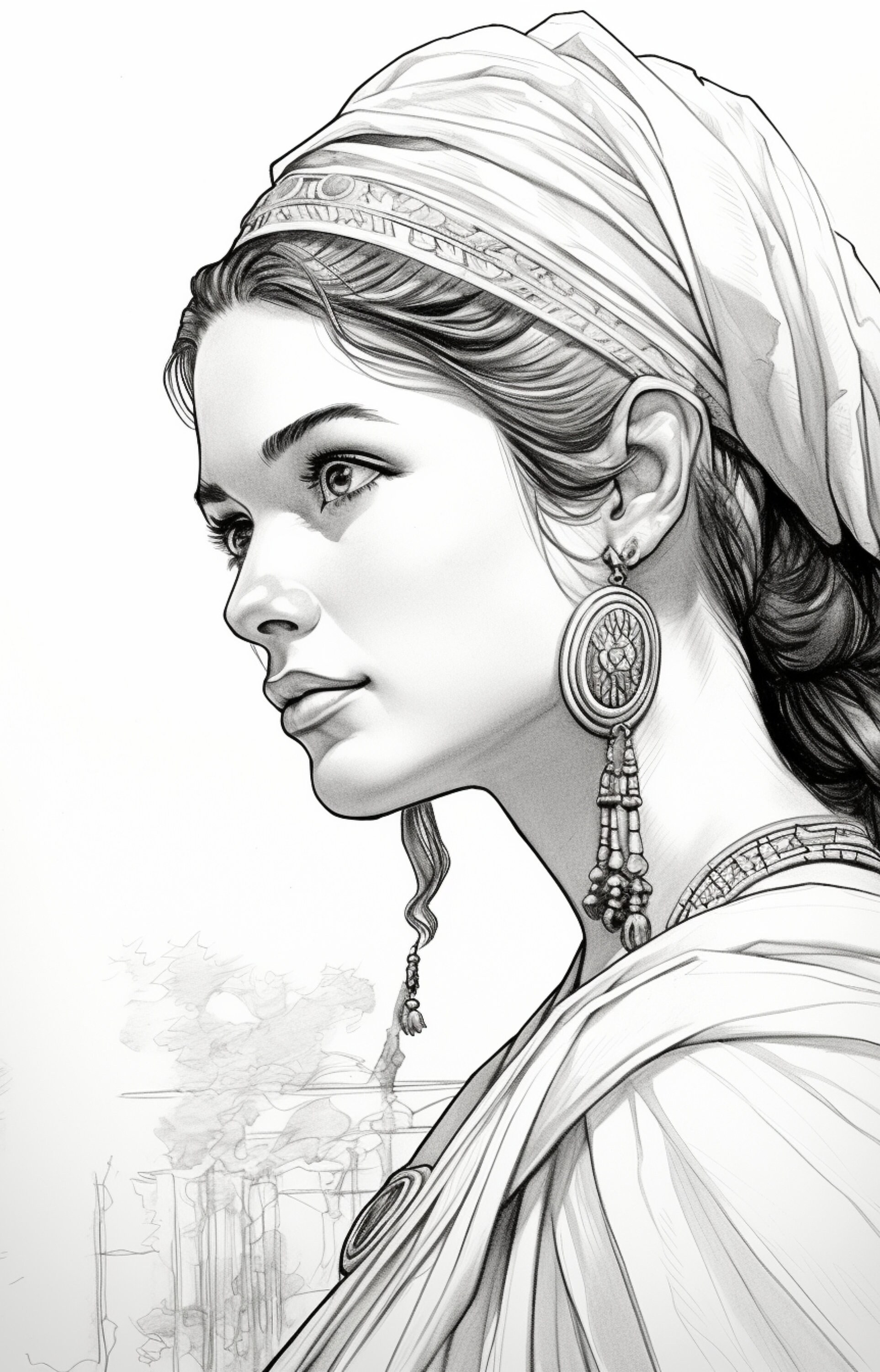 24 Roman Empire Woman Coloring Pages, Adults Kids- Instant Download ...