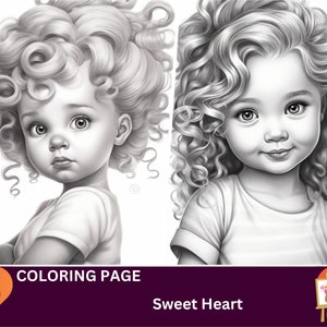 25 dulces páginas para colorear para niños pequeños para adultos y niños, descarga instantánea, libro para colorear en escala de grises, mandala floral, coloración de fantasía anime