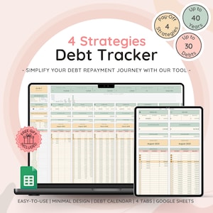 Schuldafbetalingstracker en financiële planner | Schuldensneeuwbal: schuldenlawine | Betalingstracker | Creditcardbetaling