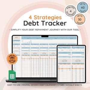 Schuldbetalings- en financieel planner | Schuldensneeuwbalmethode - Lawinemethode | Leningaflossing | Schuldvrije planner