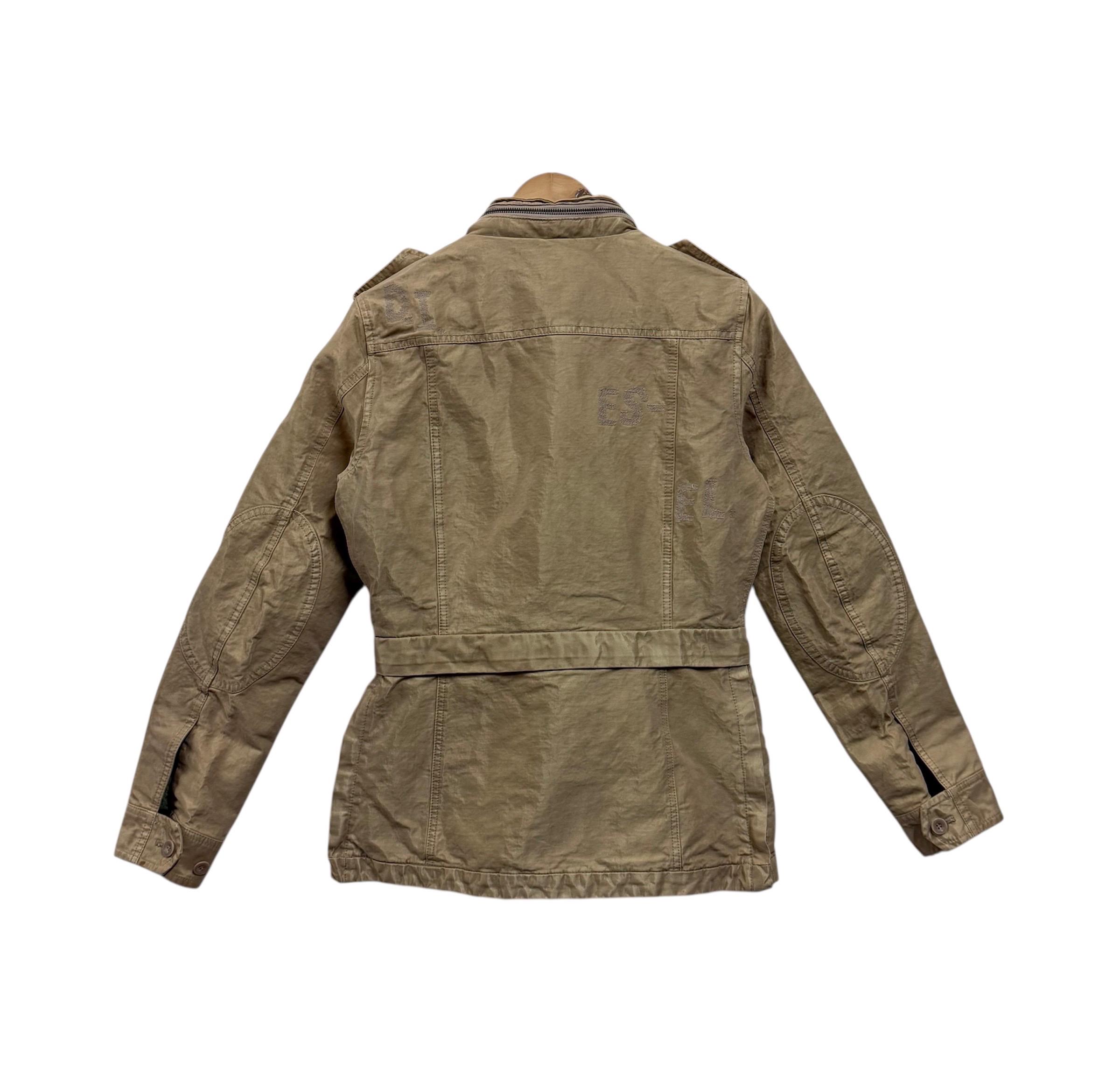 Diesel Tactical Jacket Hoodie Metallic Diesel Multipocket M65