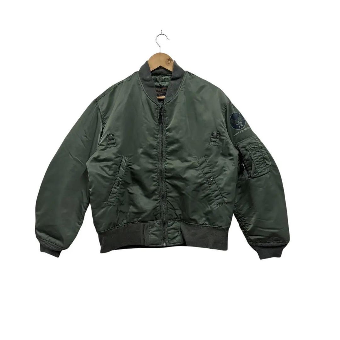 Vintage Us Air Force Machope Ma1 Bomber Jacket Size Xlarge - Etsy
