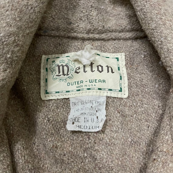 ジャケット・アウター 90's Melton Wool Zip-up Blouson OVERCOAT Wool Melton Zip Up Blouson - INTERNATIONAL RELATION