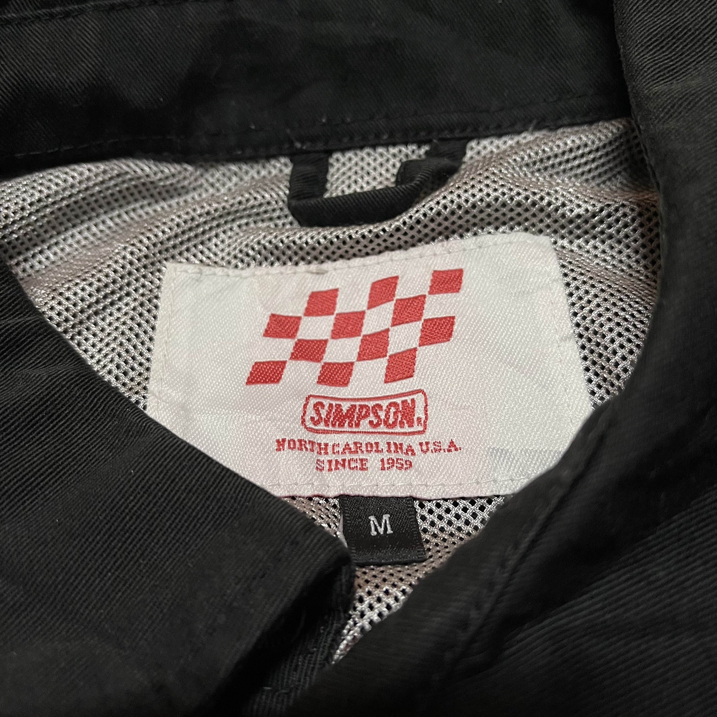Vintage simpson racing jacket hotsell