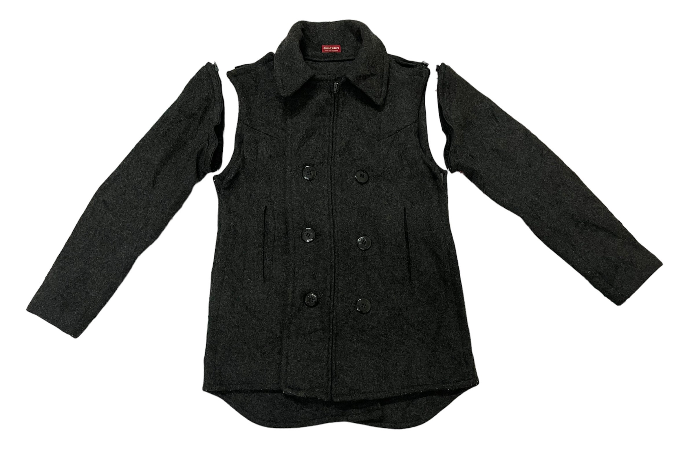 ジャケット・アウター UNDER CORVER JUN TAKAHASHI small parts Undercover Jun Takahashi Small Parts Wool Peajacket AW98/99 - Etsy