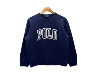 Vintage polo by polo ralph lauren sweatshirt pullover spellout