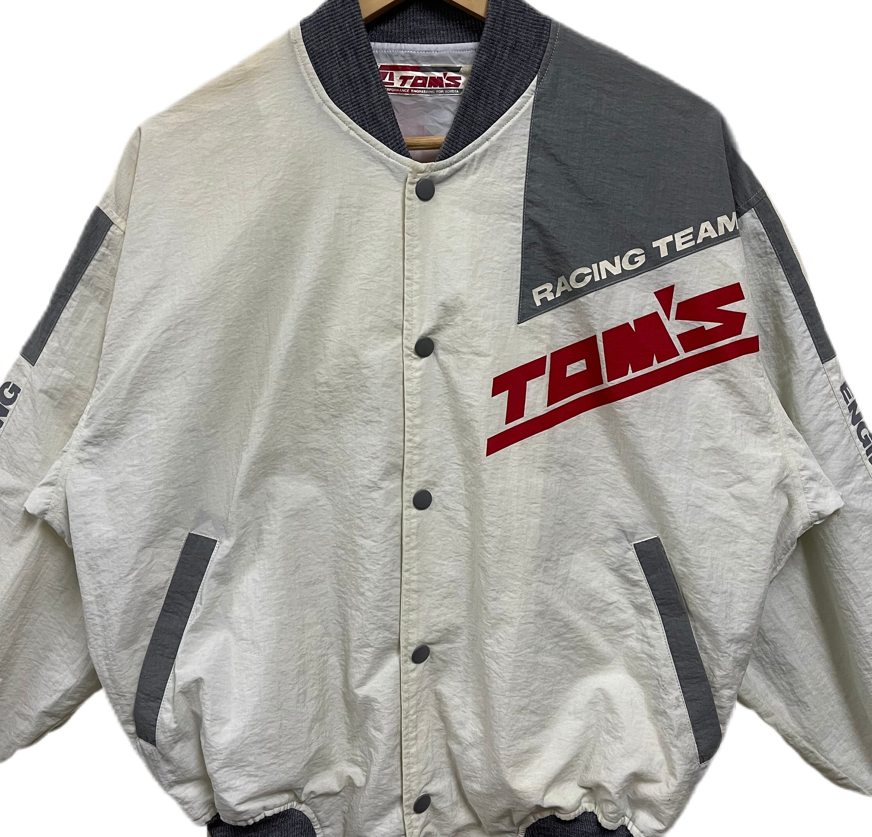 Vintage 90s TOM'S Racing Team Toyota Jacket Bomber Windbreaker