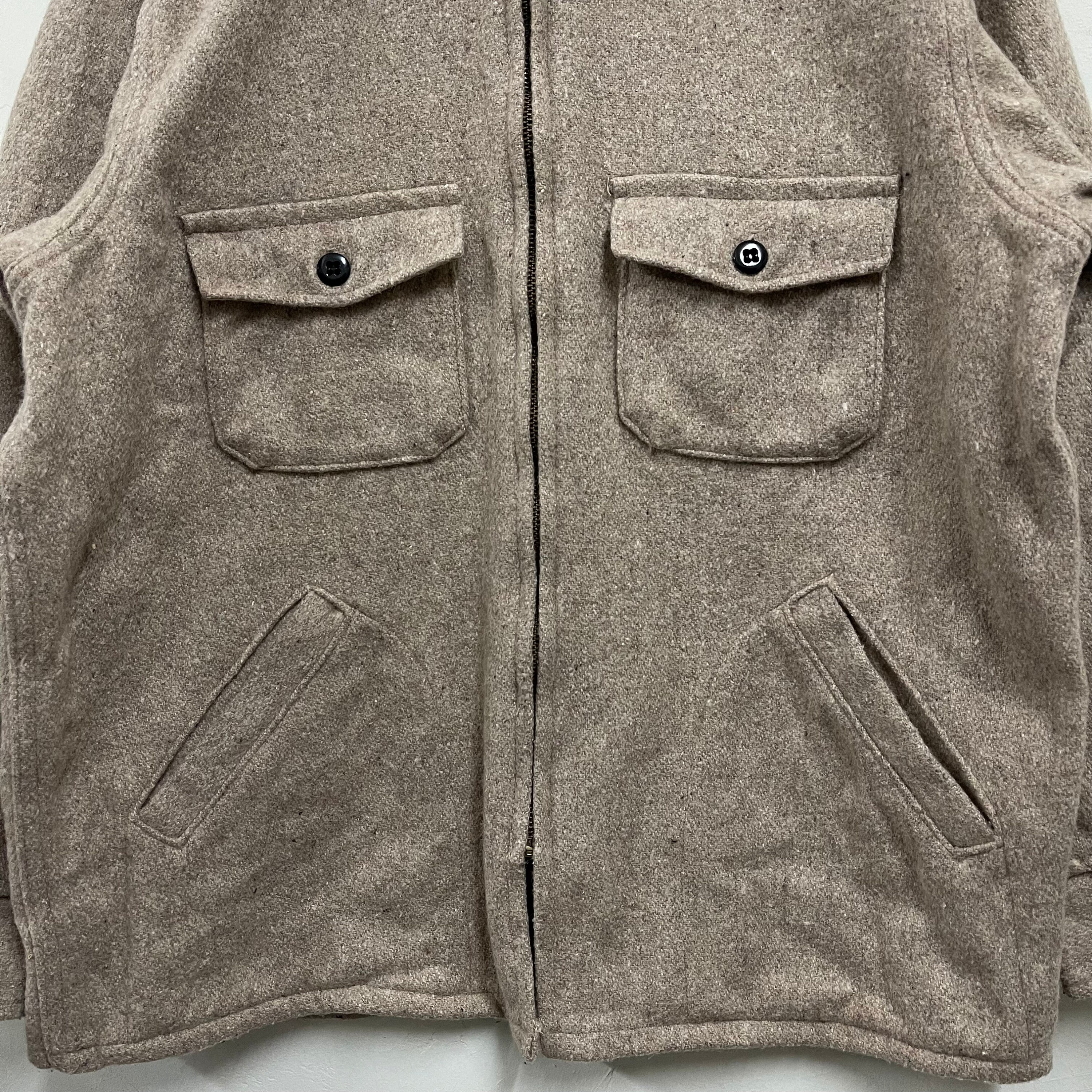 Vintage 90s MELTON Wool Jacket - Etsy