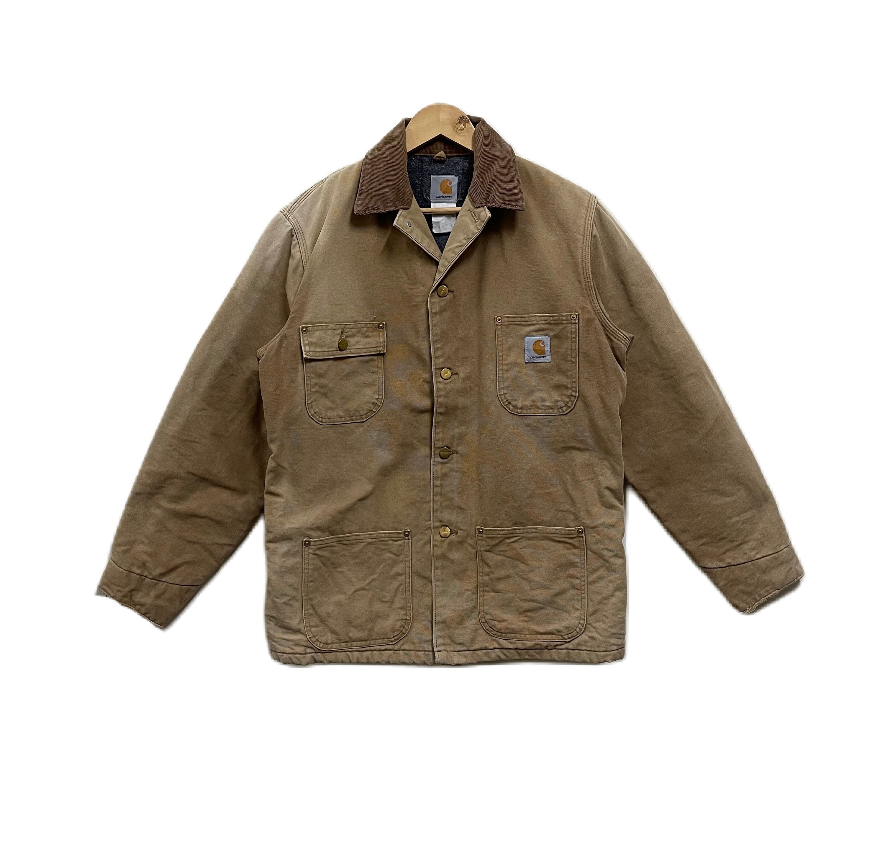 ジャケット・アウター Carhartt Michigan Chore Coat 80-90s VINTAGE CARHARTT MICHIGAN CHORE JACKET 1990S SIZE 54R MADE