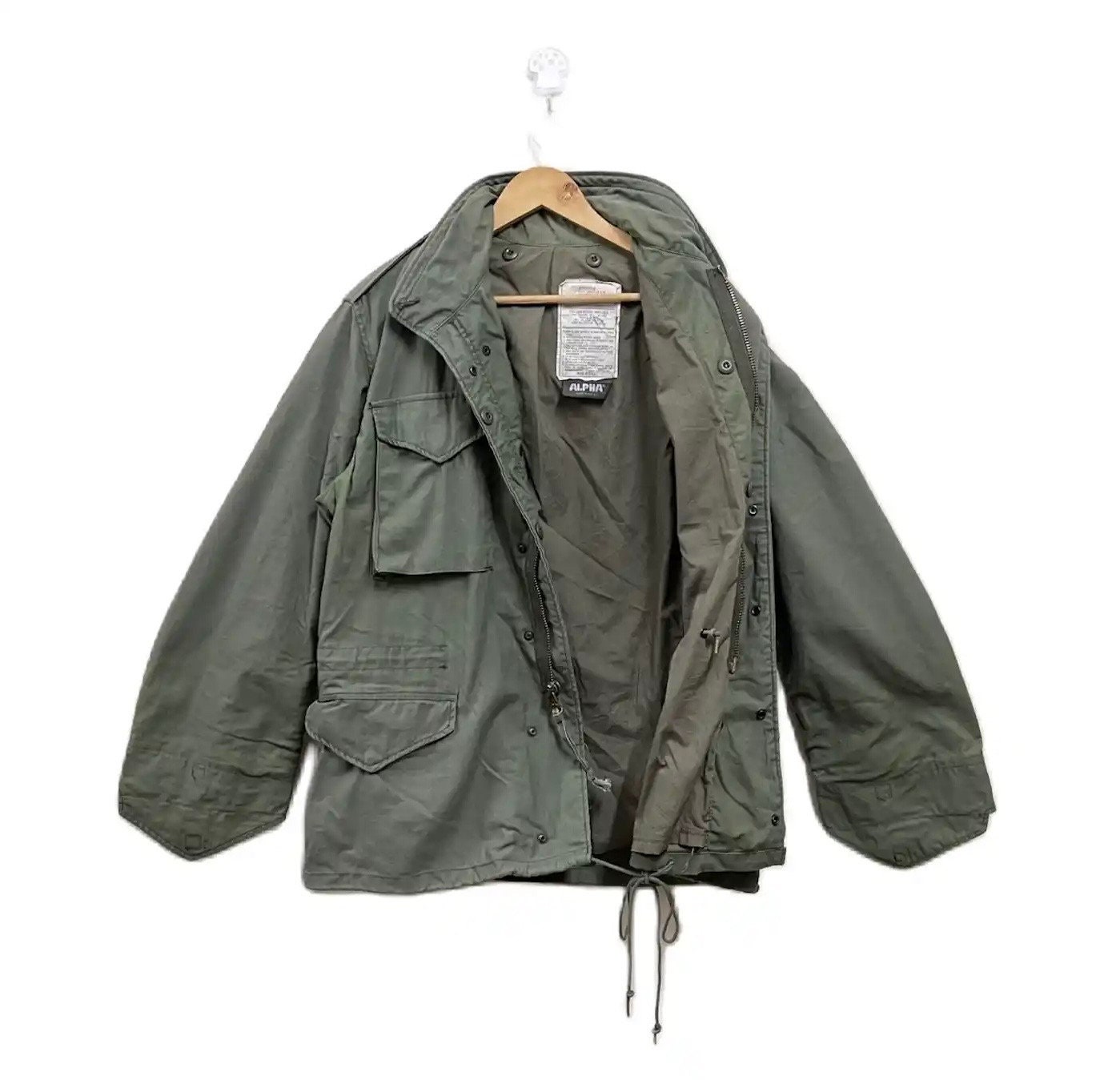 Vintage Alpha Industries M65 Field Jacket - Etsy Vintage Alpha Industries M65 Field Jacket - Etsy
