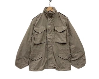 Stussy × Alpha M-65 ミリタリージャケットオリーブ Stussy X Alpha 