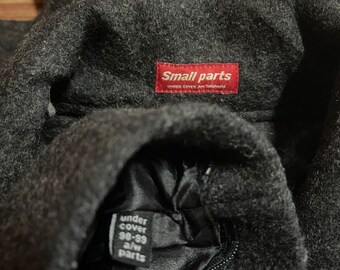 Undercover Jun Takahashi Small Parts Wool Peajacket AW98/99 - Etsy