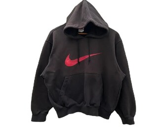 Vintage 90s nike swoosh hoodie big logo pullover