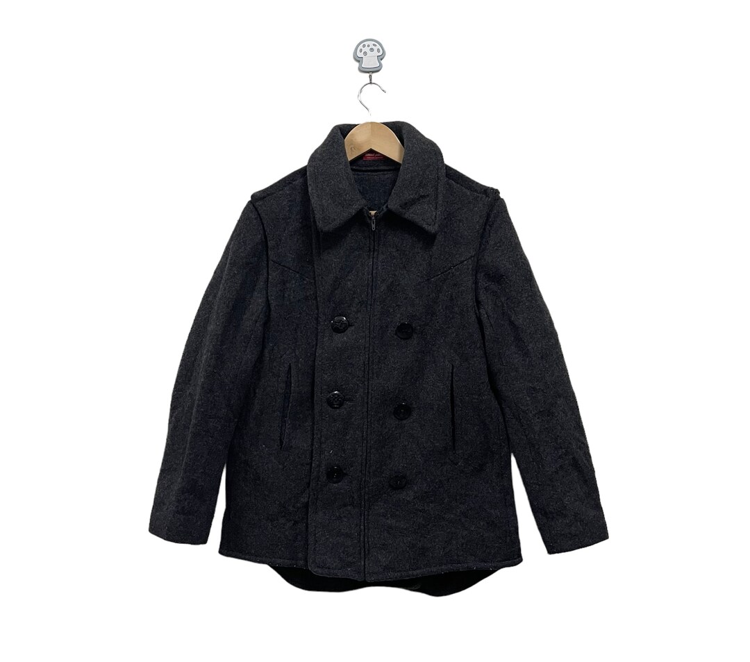 Undercover Jun Takahashi Small Parts Wool Peajacket AW98/99 - Etsy