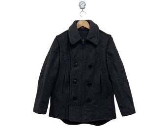 Undercover Jun Takahashi Small Parts Wool Peajacket AW98/99 - Etsy