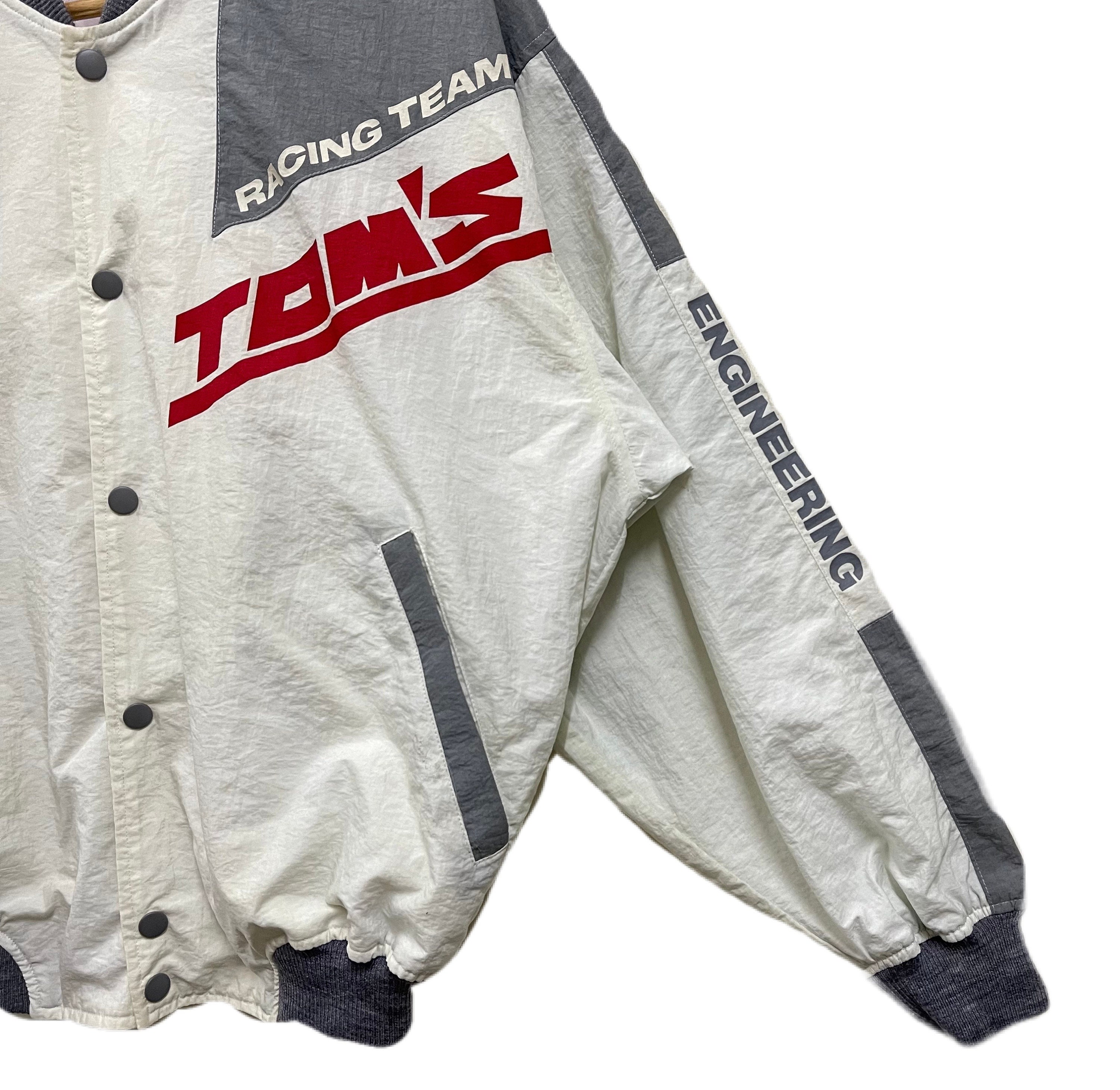 Vintage 90s TOM'S Racing Team Toyota Jacket Bomber Windbreaker