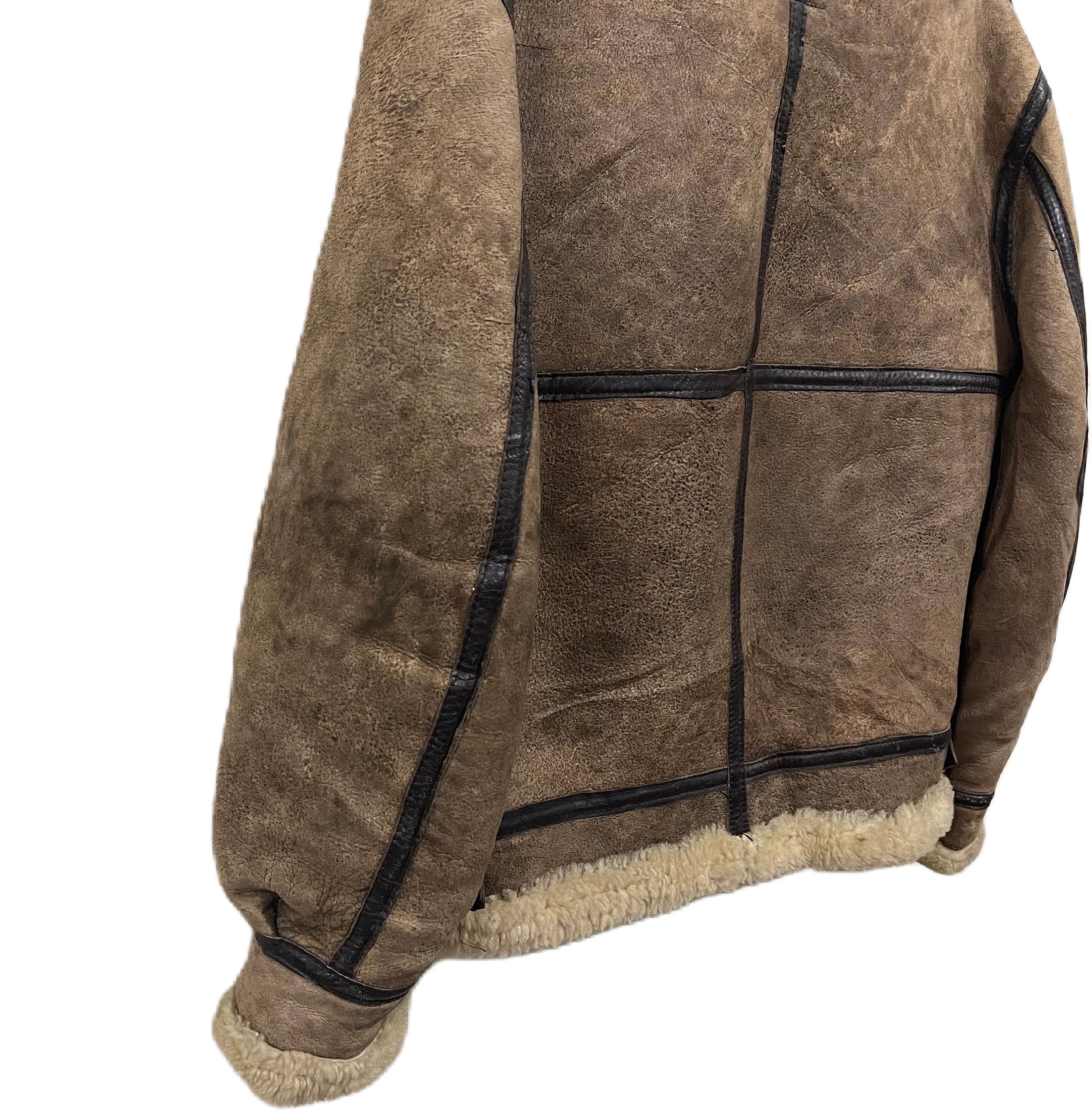 Vintage Avirex B-9 Shearling Sherpa Jacket - USA Made - Etsy