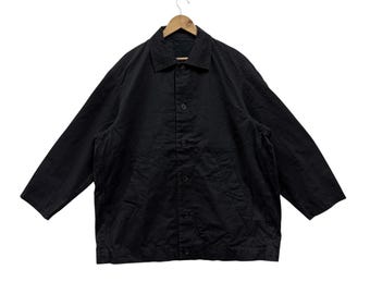 Vintage Y's for Men Balmacaan Jacket: Yohji Yamamoto Avant Garde Design