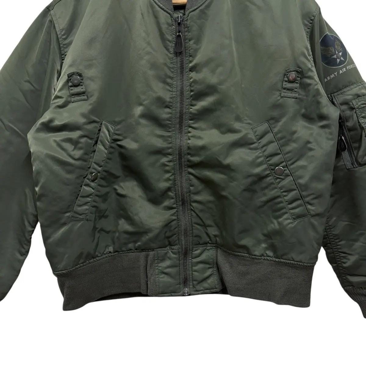 Vintage Us Air Force Machope Ma1 Bomber Jacket Size Xlarge - Etsy